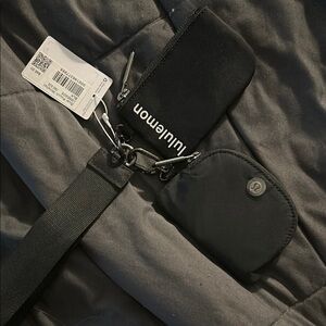Lululemon Black Dual Pouch wristlet